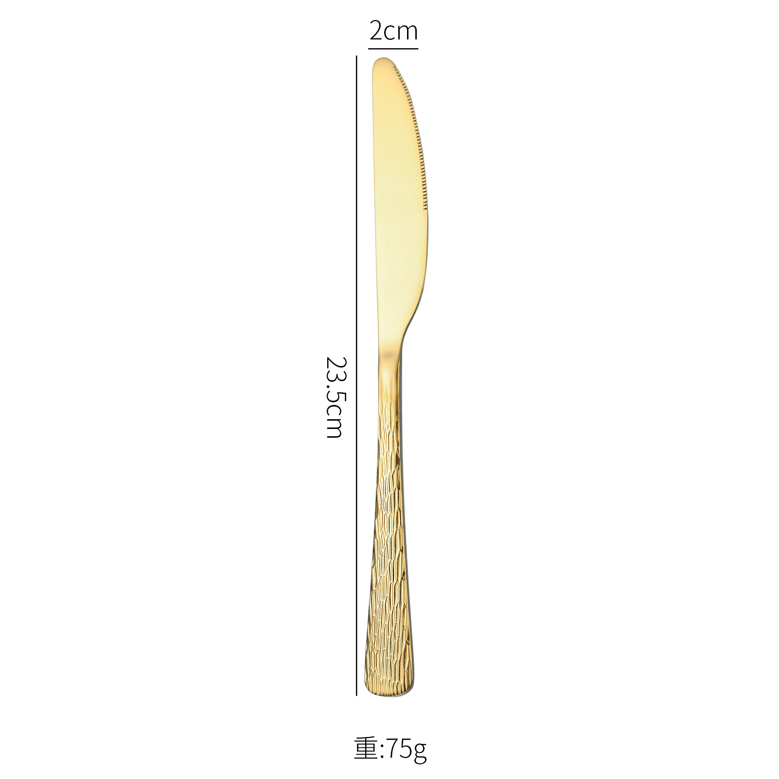 430 Gold Dinner Knife