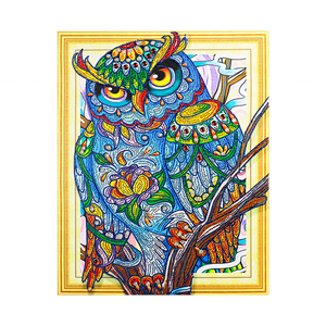5d BRICOLAGE Motifs Mignon Hibou <span class=keywords><strong>Diamant</strong></span> Broderie Strass Kits de Peinture pour Adultes Enfants - Product Image 6