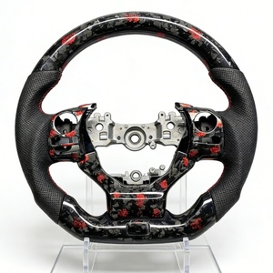 Volante de Fibra de Carbono Forjado con Artesanía Exquisita para <span class=keywords><strong>Lexus</strong></span> ES RX <span class=keywords><strong>LX</strong></span> GS GX GX450 GX460 LX570 450h IS 350 300 CT200h - Product Image 4