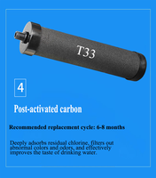 89-3 + 2 10 pouces eau alcaline UV Set cuisine purificateur d'eau à plusieurs étages élément filtrant spécial