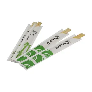 Op Maat Gemaakte Wegwerpset Sushi Eetstokjes Bamboe Gepersonaliseerde Eetstokjes Met Logo