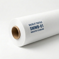 Tissu rétroéclairé en polyester personnalisé 180 g/m² pour impression numérique, blanc brillant, imperméable, signalétique intérieure