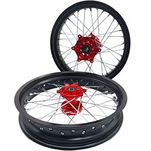 Ruedas Delanteras y Traseras Supermoto para Honda CR125/CRF250, Llantas de Motocicleta Todoterreno de Aleación de Aluminio CNC sin Cámara, Accesorios Nuevos - Product Image 2