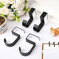 Support de sac à main en aluminium en forme de S, pince de table portable, sans perçage, pour sac à dos scolaire et support d'écouteurs pour bureau et dortoir