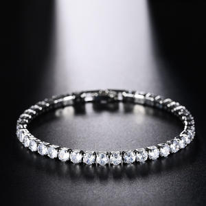 Réduction tennis bracelet 24k or cristal lien bracelet sport fantaisie strass bijoux bracelet - Product Image 2