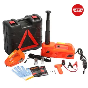 DC 12V 5T Multifunctional Car Version Electro-Hydraulic Jack & Electric Wrench Combo Kit