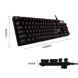 Logitech (G) <span class=keywords><strong>G413</strong></span> con cable juego Teclado mecánico Teclado retroiluminado de tamaño completo de aluminio comiendo pollo teclado negro - Product Image 3