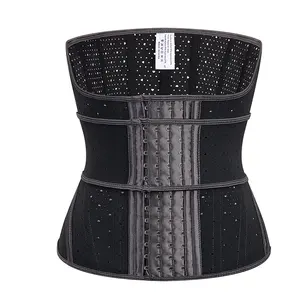 Nouveau femmes coeur trou ventre contrôle long torse Sport ceinture ceinture sablier corps Shaper Latex taille formateurs