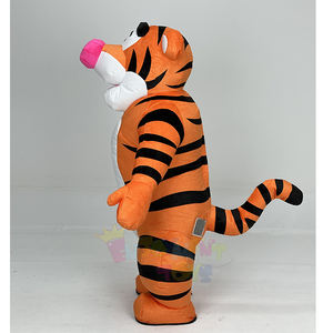 लोकप्रिय कार्टून चरित्र कस्टम इंफ्लेटेबल टाइगर शुभंकर पोशाक सुंदर विशाल टिगर बाघ शुभंकर वयस्क पार्टी पोशाक - Product Image 3