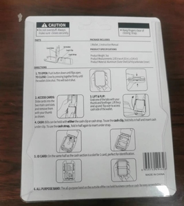 アクセス制御カードケースPVC防水カードホルダーエレガントで滑らかなスナップ閉じたアルミABS - Product Image 6