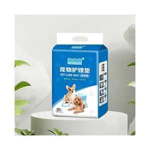 Pastiglie per pipì per cuccioli di cane a prova di perdite a 5 strati X cuscinetto per urina monouso per addestramento di animali domestici di grandi dimensioni con pacchetto personalizzato produttore