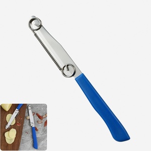 Couteau à <span class=keywords><strong>fruits</strong></span> <span class=keywords><strong>et</strong></span> éplucheur multifonction réglable en acier inoxydable 2Cr14, trancheur à ressort portable pour <span class=keywords><strong>fruits</strong></span> <span class=keywords><strong>et</strong></span> <span class=keywords><strong>légumes</strong></span> - Product Image 2