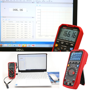 UNI-T UT61B+/UT61D+/UT61E+ Multimètre professionnel 1000V DC/AC 20A avec mesure de courant, sélection automatique de la plage et technologie True RMS (0,01% + 1) - Product Image 6