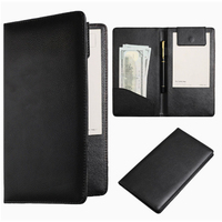Carpeta Porta-Cheques Personalizada de Cuero PU para Camareros, con Clip para Billetes y Facturas, para Restaurantes
