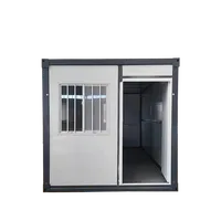 Bâtiments à structure en acier démontables à installation rapide, conteneurs pliables de 10, 20 et 40 pieds avec chambre et design respirant