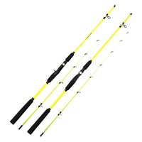 Grosir Pabrik Set Reel Pancing Air Asin 2 Seksi Serat Kaca untuk Tuna dan Bass serta Joran Pancing Murah