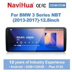 Navihua 12.8 Inch Touch Screen Android Car Radio GPS DSP Stereo Multimedia Carplay Head Unit for BMW 3 Series F30 NBT 2013-2017 - Product Image 1