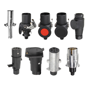 24v Trailer Electrical Plug Socket 7pin 15pin ABS EBS ADR 2/<strong>3</strong>/<strong>7</strong>/15 <strong>Way</strong> Trailer Link Lighting Systems <strong>Parts</strong> Accessories - Product Image 1