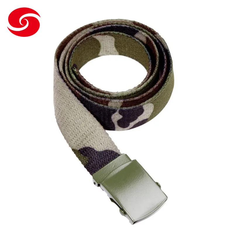 Ceinture Homme Camouflage Woodland Militaire Armée