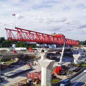 Portique de lancement de ponts ferroviaires de 900 tonnes pour projets d'érection rapide de poutres en béton - Product Image 4