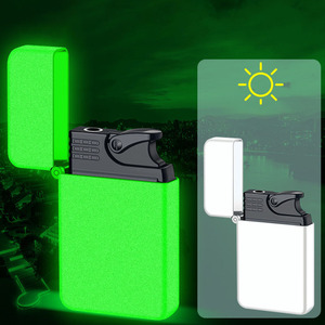 Briquet torche personnalisé avec logo, coupe-vent, rechargeable au butane, gravé, en métal, pour cadeau, vente en gros - Product Image 3