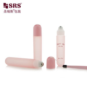 Nuevo diseño 25ml <span class=keywords><strong>Rosa</strong></span> translúcido mate sin fugas aplicación suave PP rollo en botella - Product Image 2