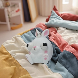 Phim hoạt hình động vật Thỏ mắt popping PVC Keychain Độ tuổi phạm vi 5 đến 7 năm khuyến mại bóp đồ chơi cho <span class=keywords><strong>Key</strong></span> tập tin đính kèm - Product Image 6