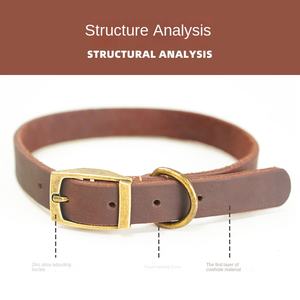 Collier pour chien Kellypet en cuir de vache véritable, écologique, solide, en cuir de première qualité, fermeture à bouton, pour petites races, toutes saisons - Product Image 3