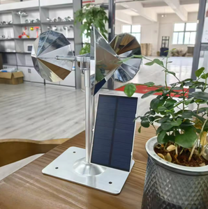 Répulsif d'<span class=keywords><strong>Oiseaux</strong></span> N67 Réfléchissant à Rotation 360°, Contrôle des Animaux, Solaire, Éloigne les <span class=keywords><strong>Oiseaux</strong></span> sans Tuer, Anti-<span class=keywords><strong>Oiseaux</strong></span> à Énergie Éolienne pour Verger - Product Image 1