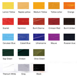 สีน้ำมันสำหรับศิลปินบนผ้าใบ ขนาดใหญ่พิเศษ 300 มล. หลอดอะลูมิเนียม เป็นมิตรกับสิ่งแวดล้อม ปลอดสารพิษ คุณภาพระดับมืออาชีพ - Product Image 4