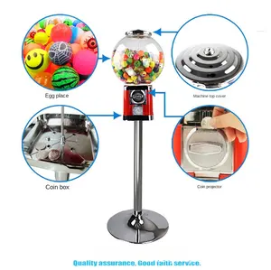 Автоматический автомат с автоматическим управлением для конфетных капсул Gumball, прозрачный автомат Gashapon для игровых автоматов