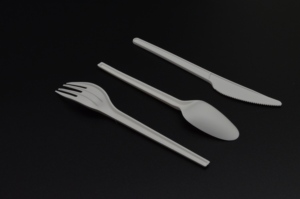 CPLA 친환경 생분해성 PLA 식기류 스푼 포크 나이프 세트 - Product Image 4