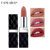 Handaiyan — ensemble de rouges à lèvres oem, 12 couleurs, mat vegan, tube de gloss personnalisé, étanche, longue durée