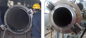 Abrazadera externa de acero a gran escala para tuberías de gas natural y productos químicos, máquina de corte y biselado de tuberías - Product Image 5