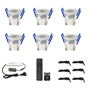 Mini <span class=keywords><strong>spot</strong></span> LED encastré 3W DC12V CCT 2700-6500K, éclairage de véranda à intensité variable pour pergola et <span class=keywords><strong>terrasse</strong></span> - Product Image 5