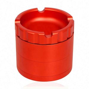 New Design Aluminium <b>Grinder</b> Metal Ashtray 2 In1 <b>Herb</b> <b>Grinder</b> Smoking Tools Storage - Product Image 1