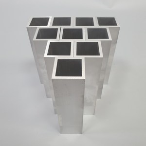 Tubes creux en aluminium T5 T6 6061 6063 personnalisés Tubes rectangulaires carrés en aluminium extrudé Tube carré en aluminium - Product Image 3