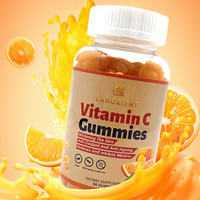 Gummies de vitamine C OEM 1500mg pour cheveux, peau et ongles