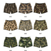 Shorts Camouflage Personnalisés pour Hommes Coupe Ample Camouflage Désert Cordon de Serrage Longueur Genou Décontracté Plage OEM ODM Faible MOQ