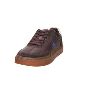 Sneakers pour homme Calvin Klein en cuir marron à semelle épaisse, chaussures décontractées - Product Image 2