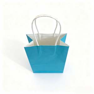 Sacs en papier de luxe robustes personnalisés KM, sacs en papier pour cadeaux d'entreprise, artisanat, fête, emballage, sacs de shopping avec poignées - Product Image 2