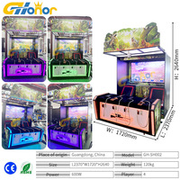 Machine de divertissement, jeu de tir à pièces très vendu, simulateur de tir pour 4 joueurs