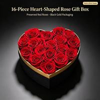 Kotak Hadiah Mawar Awet Kotak Bunga Kering Hadiah Bunga untuk Ulang Tahun Hadiah Hari Valentine Dekorasi Pernikahan Hadiah Natal