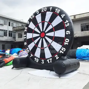 3m Airtight Pump 0.55mm PVC Customized Logo With Balls Inflatable Dart Game Double Sides Stick