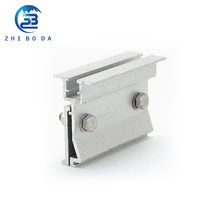 Accessoires solaires ZhiBoDa, fixation solaire en aluminium anodisé, fixation de panneaux photovoltaïques réglable pour structure solaire