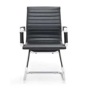 Современный черный цвет роскошный PU кожаный офисный стул