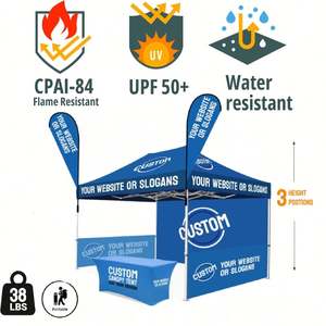 Wholesale Pop up 3X3 Aluminum Frame Extended Type Trade Show Advertising <b>Canopy</b> <b>Tent</b> with Customized Color - Product Image 2