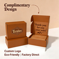 Carton pliable personnalisé pour l'expédition de vêtements, de cadeaux et de colis en vrac, adapté aux envois express par avion.