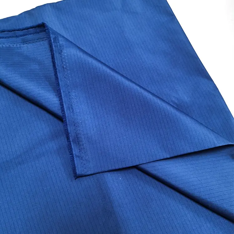 ALLESD Free Sample Dust Free High Quality 98% Polyester 2% Carbon Anti Static ESD Clothing Fabric