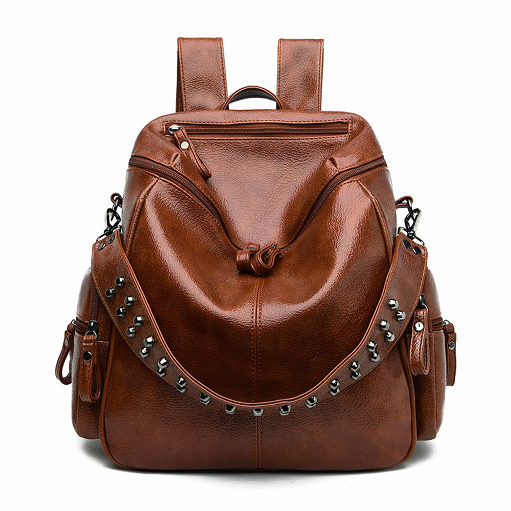 shepretty Mochila Cuero antirrobo para Mujer, 0298Amarillo : Amazon.es:  Zapatos y complementos